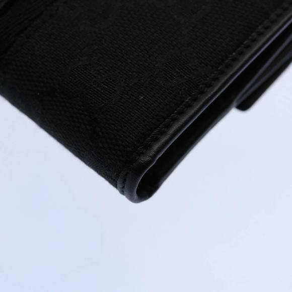 GUCCI GG Canvas Sherry Line Jackie Wallet Black White Auth 60081A - Picture 14 of 16